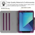 thumbnail image 3 of Fintie Case for Samsung Galaxy Tab S3 9.7, [Corner Protection] Multi-Angle Viewing Stand Cover Packet with S Pen Protective Holder Auto Sleep/Wake for Tab S3 9.7(SM-T820/T825/T827), Purple, 3 of 9