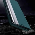 thumbnail image 5 of Dteck Slim Fit Case for Galaxy Z Fold 6 Case, Stand Magnetic Flip Leather with Built-in S Pen Slot, Full Body Protection Fold6 Phone Case 2024, Green, 5 of 7