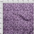 thumbnail image 3 of oneOone Silk Tabby Purple Fabric Abstract Sewing Material Print Fabric By The Yard 42 Inch Wide, 3 of 4