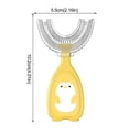 thumbnail image 2 of Cepillo de dientes en forma de U para niños de limpieza a fondo 360 para edades de 2 a 12 años, 2 of 5