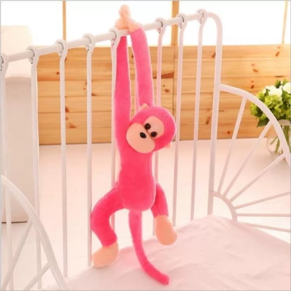 Byujiro Long Arm Monkey Plush Toy Children's Gifts Cute Monkey Doll Home Decorations Ornaments Toy Gifts for Family Friends and Children 23.6in