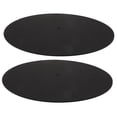 thumbnail image 3 of KONTONTY 2Pcs Felt Turntable Mat Black Vinyl Record Player Pad Anti Vibration Slip Resistant, 3 of 7