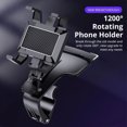 thumbnail image 2 of CAROOTU Millphone Holder Miller Universal 1200 Degrees Rotation Car Phone Holder HUD Dashboard Clip Mount, 2 of 6