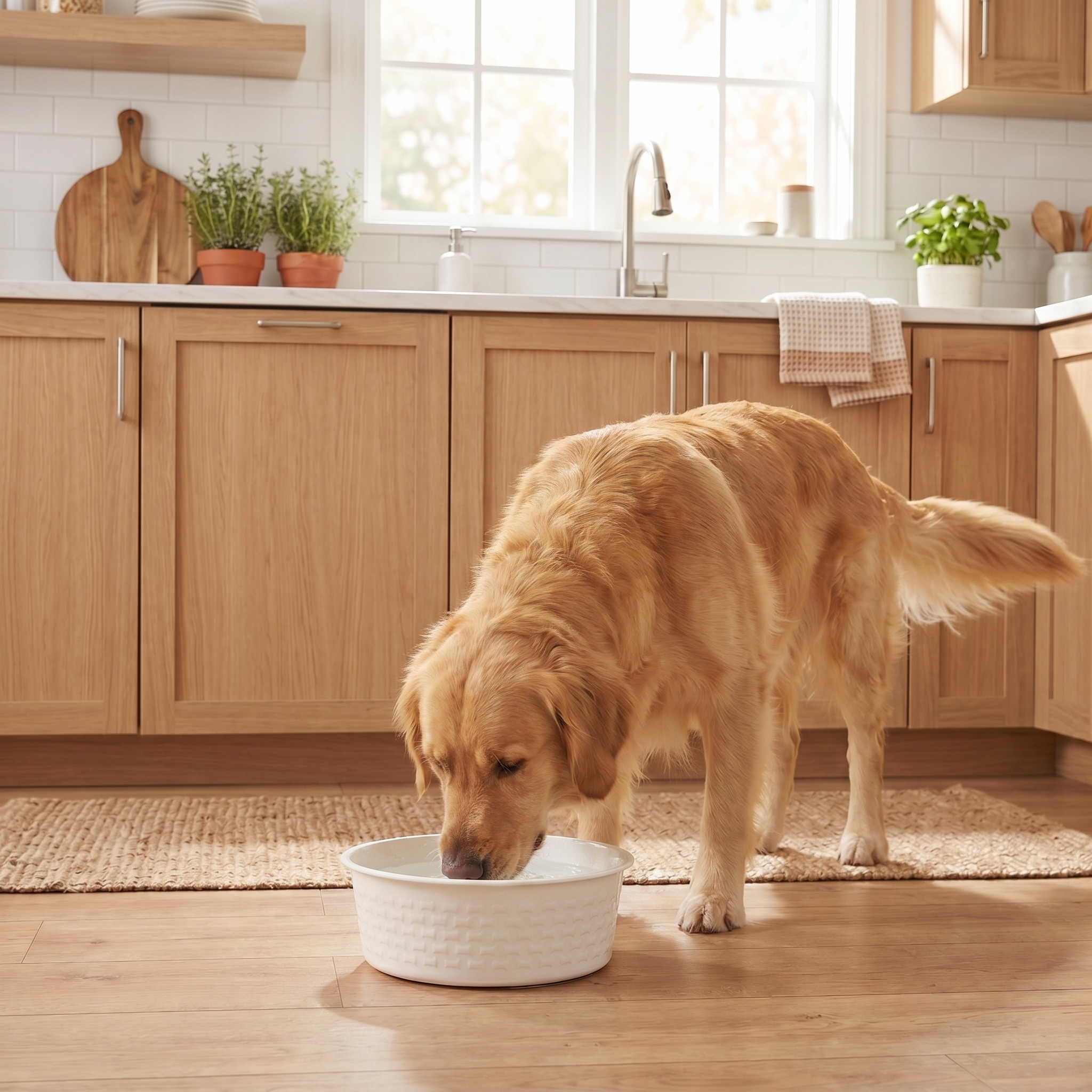 Vibrant Life Large Stainless Steel Pet Bowl, 7.5-Cup photo 3