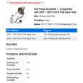 thumbnail image 2 of Fuel Pump Assembly 1 - Compatible with 2005 - 2007 Ford F-250 Super Duty 2006, 2 of 2