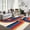 Blue powder, variant on EastVita Area Rugs Carpets 330Gsm Velvet (1100Gsm) Belgian Velvet Cotton Tpr Washed Folding Backing Carpet Som-Modern-Light Rail Blue powder 5*7ft