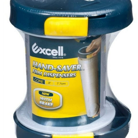Excell Hand-Saver Stretch Film Dispenser, Adjustable Tension Grip, Heavy-Duty Packaging Tool
