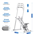 thumbnail image 3 of MERACH Stair Stepper Exercise Machine, Newly Upgraded 9 Resistance Levels Compact Home Workout Step Machine with Adjustable Handlebar, 3 of 9
