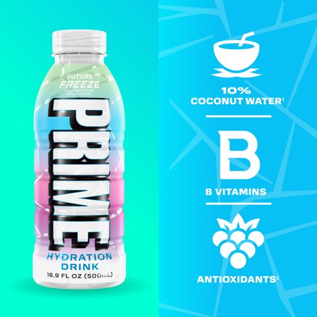 PRIME HYDRATION SPORTS DRINK, FUTURE FREEZE, 16.9 FL OZ, BOTTLE