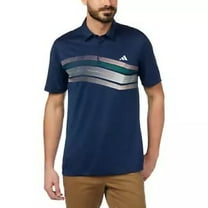 adidas Men's Regular Fit 3-Button Placket Golf Polo, Navy XL