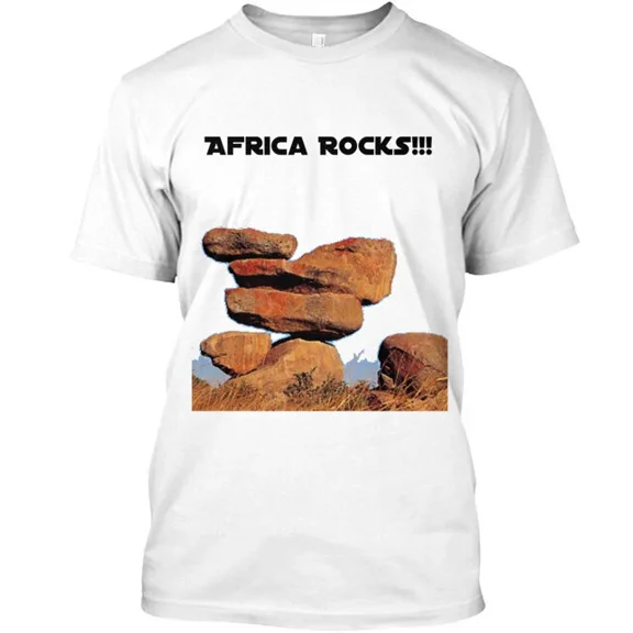 Africa Rockss T-Shirt Made in the USA Size S to 5XL