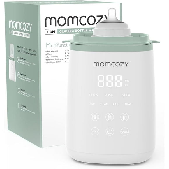 Momcozy Chauffe-Biberon, Chauffe-Bébé 6-en-1 pour Lait Maternel, Biberon comme Dr. Brown's, Philips AVENT, Comotomo