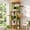 Green, variant on Globlazer 68" Large Corner Cat Tree Tower Condo for Cats with 6 Sisal Scratching Posts, 2 Condos, Hammock & Hanging Basket, Beige