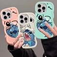 thumbnail image 4 of Funda de teléfono Disney Stitch para iPhone 16 15Plus 14 Pro Max X 12 7 8 11 Pro XR 13 Mini XS TPU funda de silicona, 4 of 5