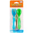 thumbnail image 2 of The First Years Take & Toss Fork and Spoon Set, 2 of 2