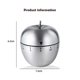 thumbnail image 3 of Temporizador, para temporizador de huevos, cocina de cuenta regresiva de visión mecánica de metal de acero inoxidable con alarma Temporizador de cocina para aprendizaje de niños, aplicaciones cosméti, 3 of 5