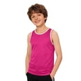 thumbnail image 5 of OGLCCG Tank Tops for Boys Mesh Casual Sleeveless Crewneck Athletic Workout Tees Basic Solid Color Kids Undershirts 3-18 Years, 5 of 6