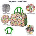 thumbnail image 4 of Womens Gray Football Elements Pattern Lunch Box for Work,Insulated Lunch Bag for Women,Loncheras Para Mujer,Leakproof Adult Lunch Bag for Work,Beach,Travel,Picnic,Camping, 4 of 7