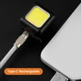 thumbnail image 2 of Led Bike Lights Set 100mAh 130/80 Lumen Bicycle Lights Front and Rear IPX5 Waterproof Bike Tail Light Type-C Rechargeable Rear Bike Light with Clip and Straps for Night Riding, 2 of 7