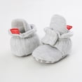 thumbnail image 2 of Aayomet Baby Girl Shoes Girls Booties Shoes Snow Toddler Warming Prewalker First Baby Walkers Soft Baby Shoes (Gray, 0-6 Months), 2 of 5
