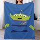 thumbnail image 1 of Manta de dibujos animados de Toy Story, súper suave, acogedora y cálida manta de felpa para niños y niñas, mantas de franela ligeras y difusas para sofá, cama, viajes, camping, regalos de 40 x 30, 1 of 8