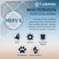 thumbnail image 4 of Cabana Filters 16 x 20 x 1 HVAC Furnace AC Air Filter Replacement, MERV 5, 6 Pack, 4 of 7