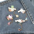 thumbnail image 2 of Broche De La Serie Sanrio Para Hombres, Lindo Pin De Esmalte Kuromi De Canela, Insignia De Metal De Hello Kitty Para Mochila, Accesorios De Ropa, 2 of 3