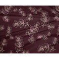 thumbnail image 5 of oneOone Polyester Spandex Maroon Fabric Leaves Sewing Craft Projects Fabric Prints By Yard 56 Inch Wide, 5 of 5
