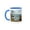 Blue/White, variant on 3drose, Lake Superior Waves in November, 11oz Magic Transforming Mug