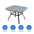 thumbnail image 4 of COVERS&ALL Square Table Top Cover, 18 Oz Heavy Duty Waterproof UV & Weather Resistant, for Patio Outdoor Garden Lawn Backyard Furniture Coffee Side Table (6"H x 42"D x 42"W), Grey), 4 of 7