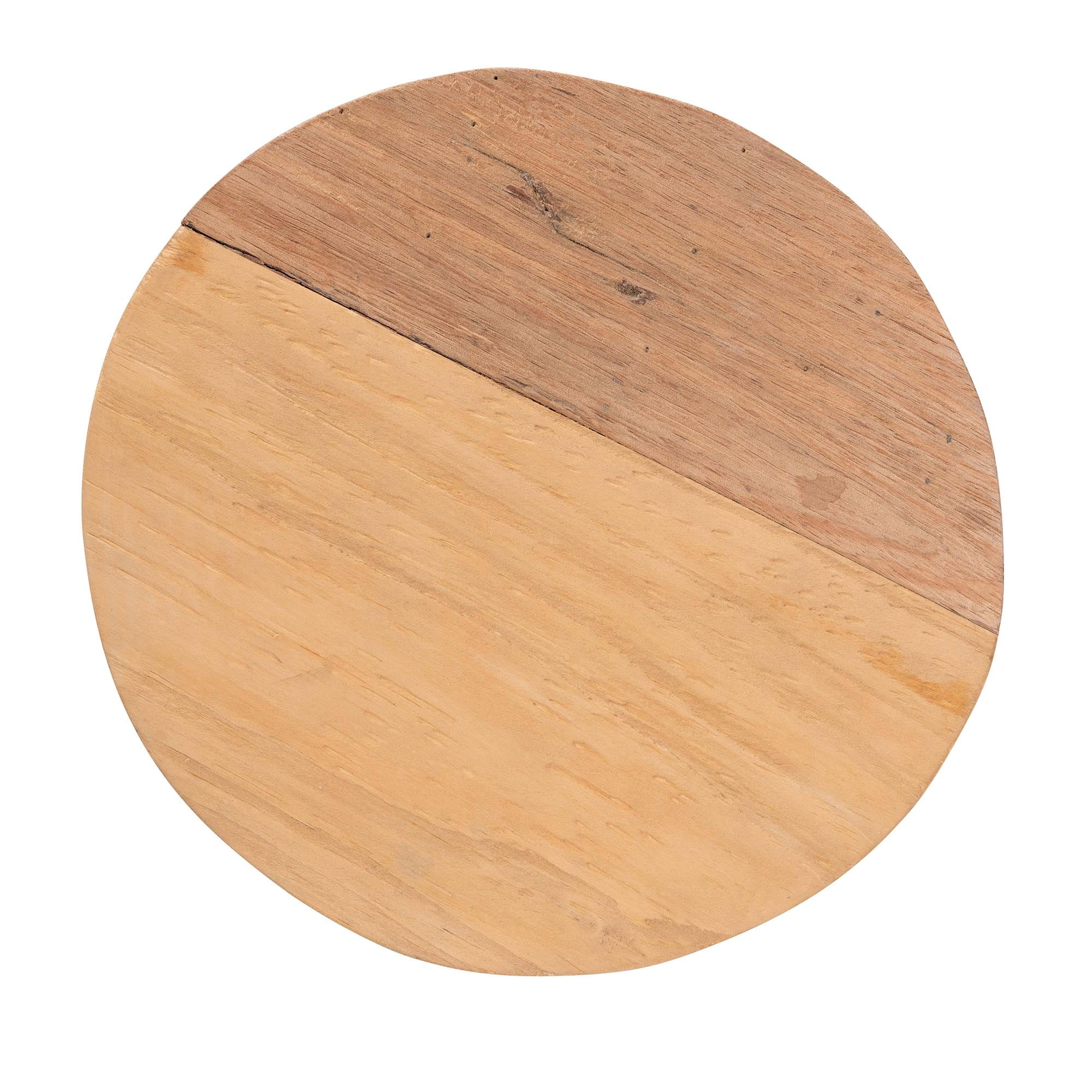 bali & pari Terah Teak Wood Mid-Century Footstool, Natural Brown