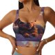 thumbnail image 1 of Balery Puppy Lying On A Cloud Sujetadores deportivos con espalda cruzada para mujer, acolchados, sin costuras, de alto impacto, ideales para yoga, gimnasio, entrenamiento y fitness.-Small, 1 of 8