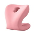thumbnail image 3 of Soporte para el cuello para reposacabezas de silla de oficina, transpirable, se adapta a la mayoría de las sillas de oficina. Piel. Rosa, 3 of 9