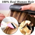 thumbnail image 6 of MY-LADY 8PCS/set 100% Remy Human Hair Clip in Hair Extensions Long Soft for Women Straight Natural Human Real Hairpiece 16inch #27 Dark Blonde, 6 of 8