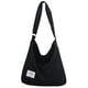 thumbnail image 1 of Bolso de hombro Covelin Retro Canvas para Mujer Negro, 1 of 9