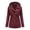 Wine, variant on Vedolay Raincoat Women Fashion Soft Anorak Jacket Casual Parka Coat Purple,L