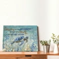 thumbnail image 5 of Sea Turtle Ocean Wall Art Inspirational Quotes Pictures Wall Decor Nautical Beach Canvas Painting Print Artwork Modern Home Decor Framed for Living room Bedroom Bathroom 12''''X16'''', 5 of 6