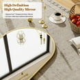 thumbnail image 5 of Lumora 36"x24.2" Arched Bathroom Mirror Vanity Wall-Mounted Mirror, Gold, 5 of 7
