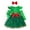 Green, variant on Mercatoo Toddler Girls Christmas Dress 2 Piece Bows Sequin Fleece Shoulders Tulle Layered Skirt Headband Kids Holiday Dresses