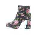 thumbnail image 2 of Betsey Johnson Della Women's Boots Black/Pink Floral Size 6 M, 2 of 8