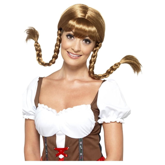 Smiffys Perruque Tressée Bavarian Babe pour Femmes