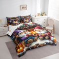 thumbnail image 3 of Homewish Cute Gnome Snowman 7-Piece Bedding Comforter Set For Preppy Children Kids,Merry Christmas King Bedding Sets,Happy Winter Xmas Ultra Soft Bed Sheets,Luxury Bedroom Decor,Reversible, 3 of 8