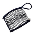 thumbnail image 1 of Double Teeth Stretchable Hair Clip Comb Accessory for Secure All Day Hairstyle Hold, 1 of 1