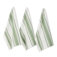 thumbnail image 1 of BASIL GREEN CHEF STRIPE DISHTOWEL SET/3, 1 of 1