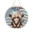thumbnail image 2 of Huge Memorial Day savings kladzum Independent Station Wooden Door Sign Home Wooden Independence Day Welcome Wooden Listing 4Th of July Welcome Sign on Clearance, 2 of 7