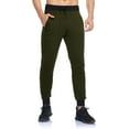 thumbnail image 2 of IROINNID Mens SweatPants Solid Color Summer Gym Workout Jogging Middle Pants Fit Elastic Sportswear Elastic Waist Pants, 2 of 5