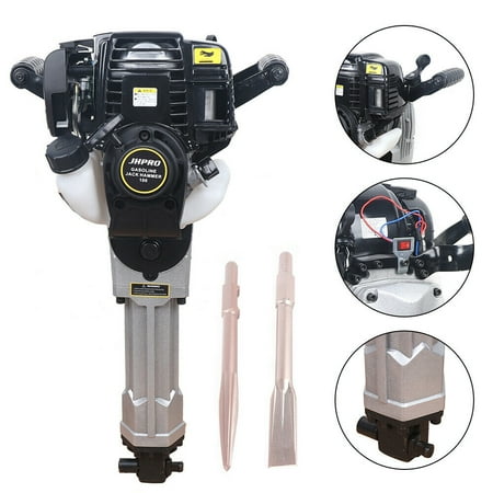 

Gas Powered Demolition Jack Hammer Concrete Floor Breaker Punch 0.65L 37.7CC Gas-Powered Demolition Jack Hammer Drill Concrete Breaker Chisel 37.7 cc 4Stroke Gas Motor Demolition Concrete Breaker