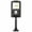 A, variant on Solar Outdoor Lights with Motion Sensor – IP65 Waterproof, 3 Modes with Remote Control, Solar-Powered Wall Security Lights for Fence, Yard, Garden, and Front Door（oval）