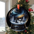 thumbnail image 2 of Christmas Ornament, Christmas Decoration, Holiday Gift Idea, Heirloom Keepsake, Round , Gift Idea, Xmas Snow globe, Holiday Keepsake, Xmas Tree Hanging Decoration, Seasonal Gift Id, 2 of 5