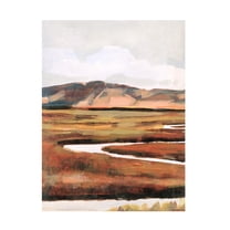 Victoria Borges 'Mountain Field I' Canvas Art